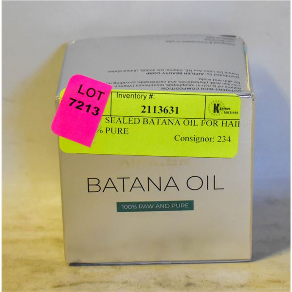 NEW SEALED BATANA OIL FOR HAIR 100% PURE