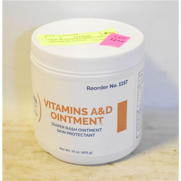 NEW SEALED VITAMINS A&D OINTMENT DIAPER