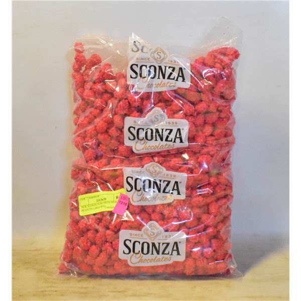 NEW SCONZA 5LBS FRENCH BURNT PEANUTS LARGE BAG