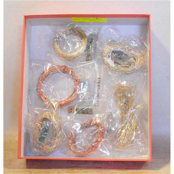 NEW 6 PCS "TESTED" FAIRY LIGHTS ASSORTED