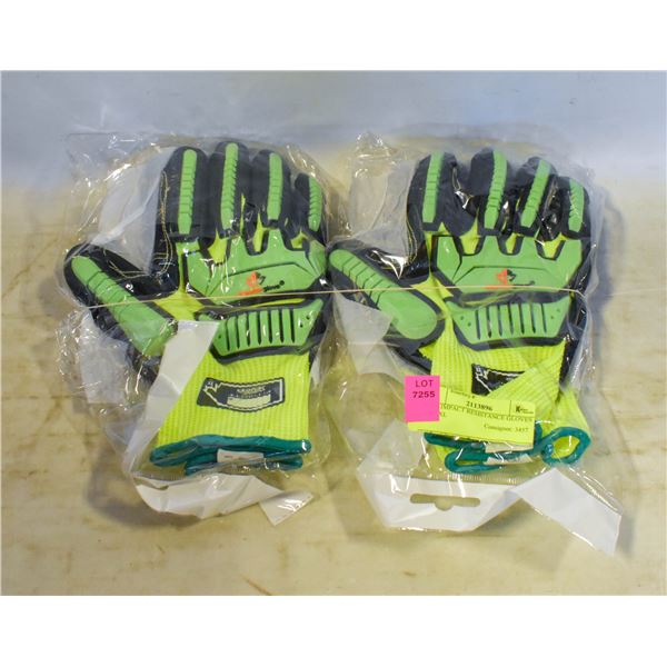 NEW IMPACT RESISTANCE GLOVES SIZE XL