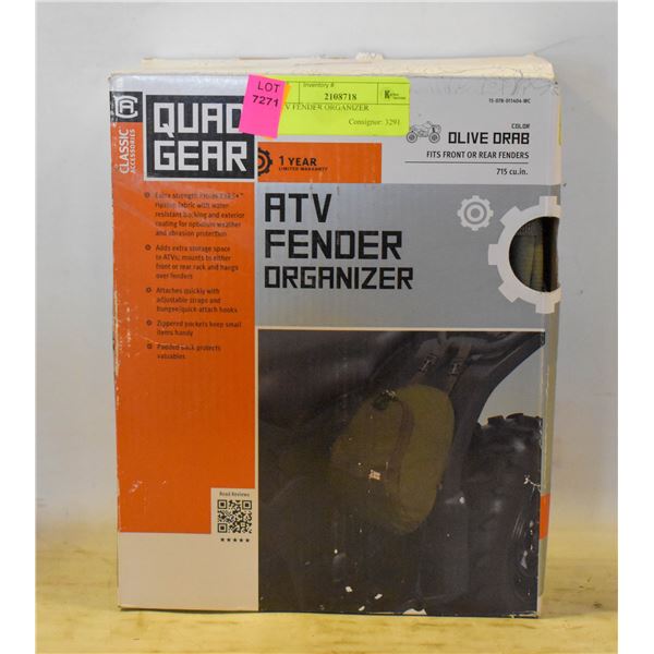 ATV FENDER ORGANIZER