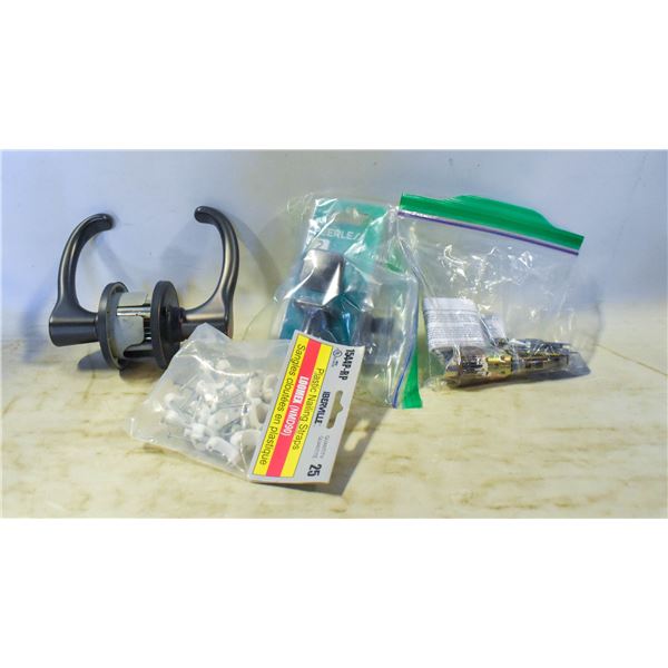 LOT OF MISC HARDWARE & ACCESSORIES FOR HOME DECOR