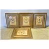 Image 1 : LOT OF 4 INSECT PICTURE FRAMES
