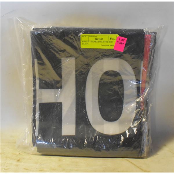 LOT OF 4 PIERRE POILIEVRE 2025 FLAGS