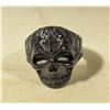 Image 1 : LARGE MENS BLACK SKULL RING