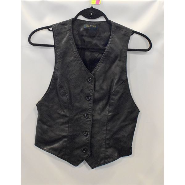 LADIES SMALL DANIER LEATHER VEST