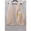 Image 1 : WOMENS LARGE SHEEPSKIN FAUX VEST-ESTATE