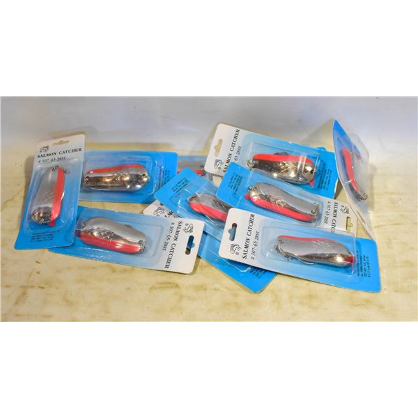 12 NEW PIKE/SALMON FISHING HOOKS