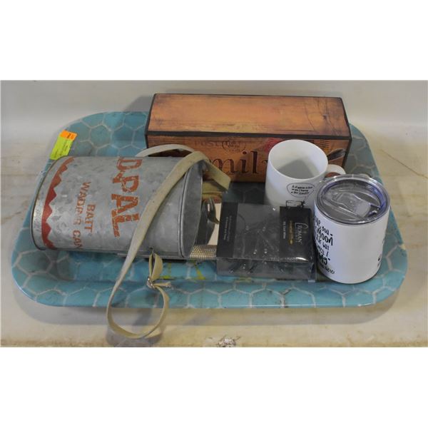 TRAY OF SHOWHOME DECOR