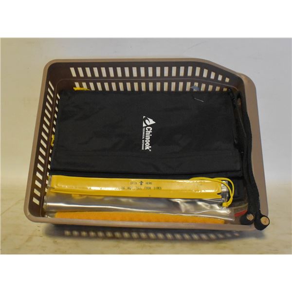 4 DRY BAGS & 2 CHINOOK TECHNICAL BAGS