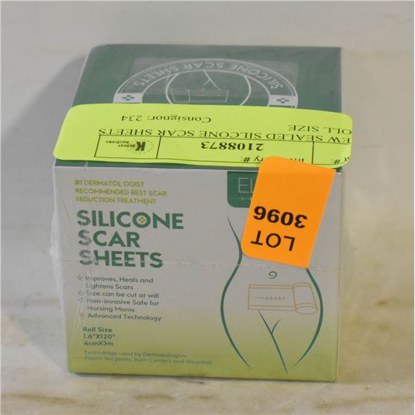 NEW SEALED SILCONE SCAR SHEETS ROLL SIZE