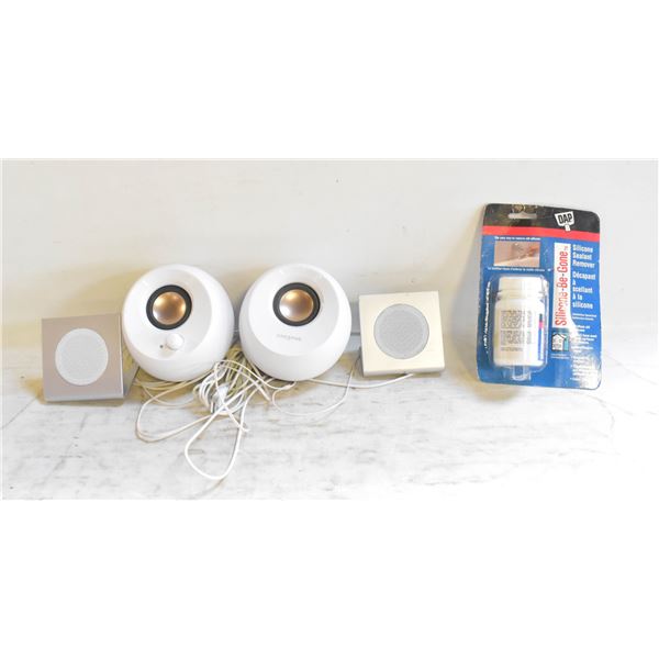 LOT OF PORTABLE SPEAKERS