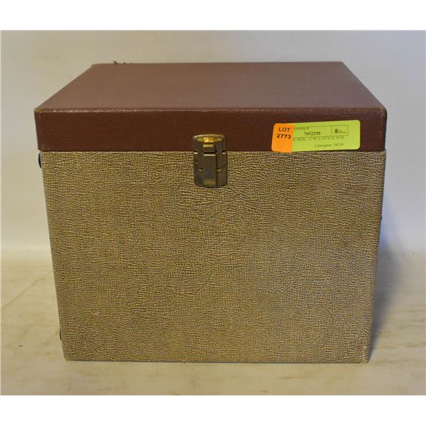 VINTAGE BOX, 12"W X 10"H X 10"D