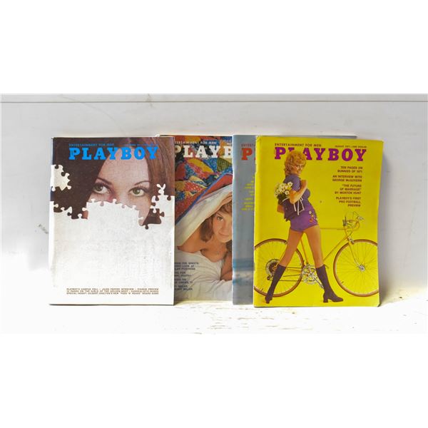 PLAYBOY 1971 X 4