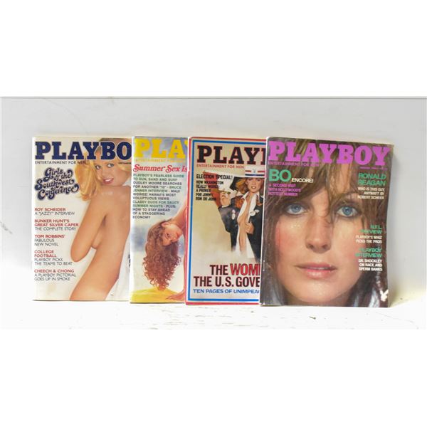 PLAYBOY 1980 X 4