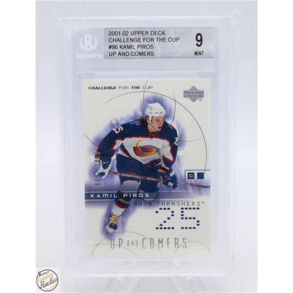 BECKETT GRADED 9 MINT 2001-02 UPPERDECK CHALLENGE
