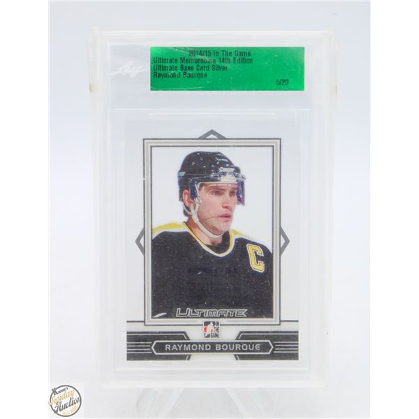 LEAF 2014-15 IN THE GAME RAYMOND BOURQUE 5/20