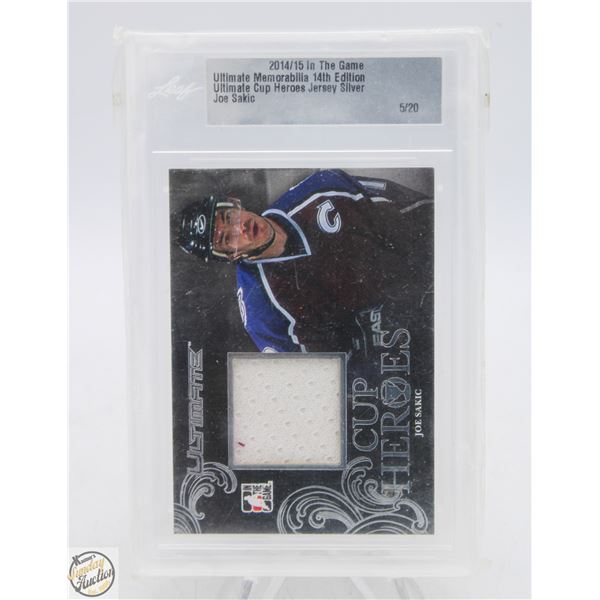 LEAF 2014-15 IN THE GAME JOE SAKIC ULTIMATE CUP
