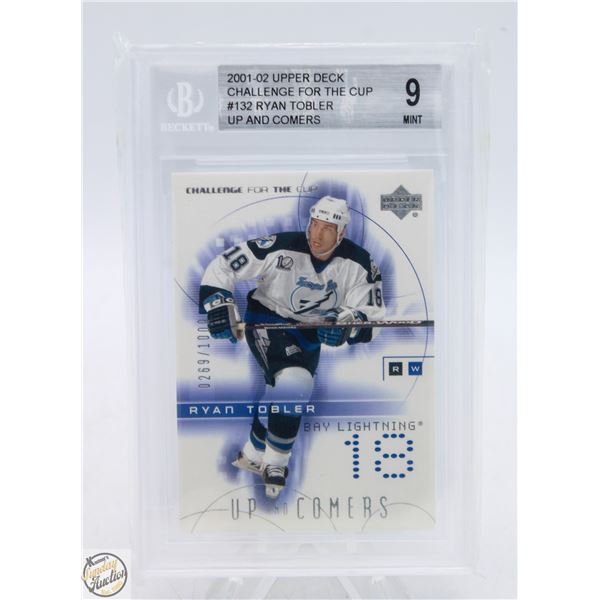 BECKETT GRADED 9 MINT 2001-02 UPPERDECK CHALLENGE