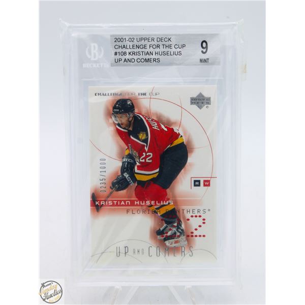 BECKETT GRADED 9 MINT 2001-02 UPPERDECK CHALLENGE