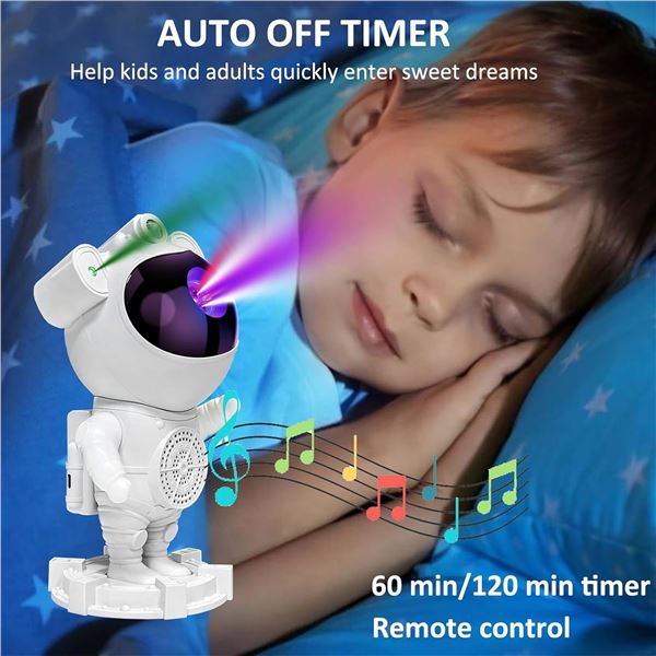 ASTRONAUT GALAXY NEBULA PROJECTOR WITH TIMER