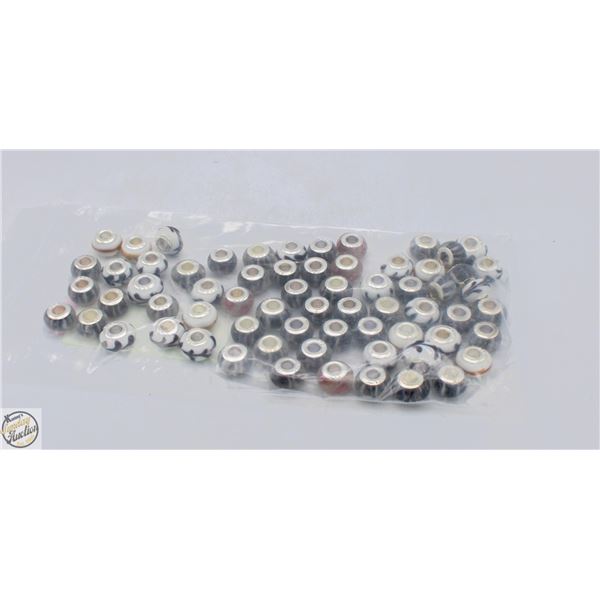 .925 SILVER BAG OF BEADS