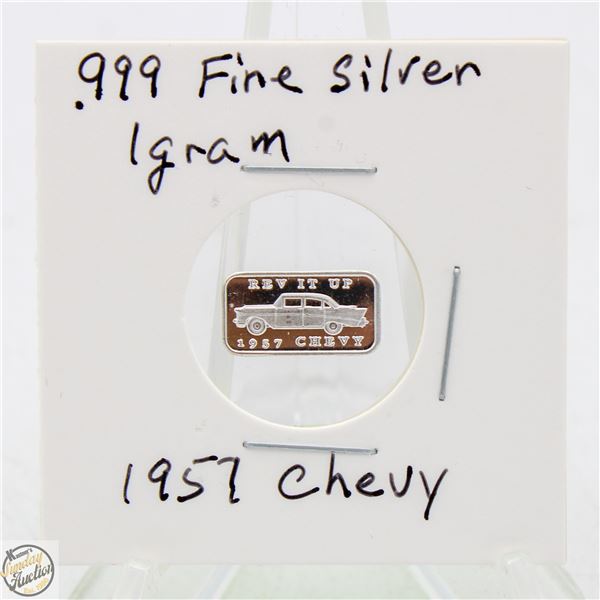#3310- CANADIAN .999 FINE SILVER 1 GRAM TOKEN