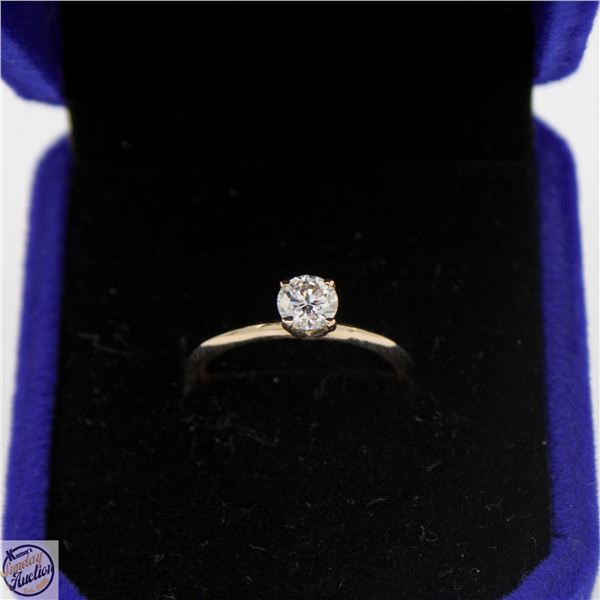 #3243-10 KARAT YELLOW GOLD RING WEIGHING