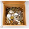 Image 1 : BOX OF ESTATE COINS, TOKENS & PINS