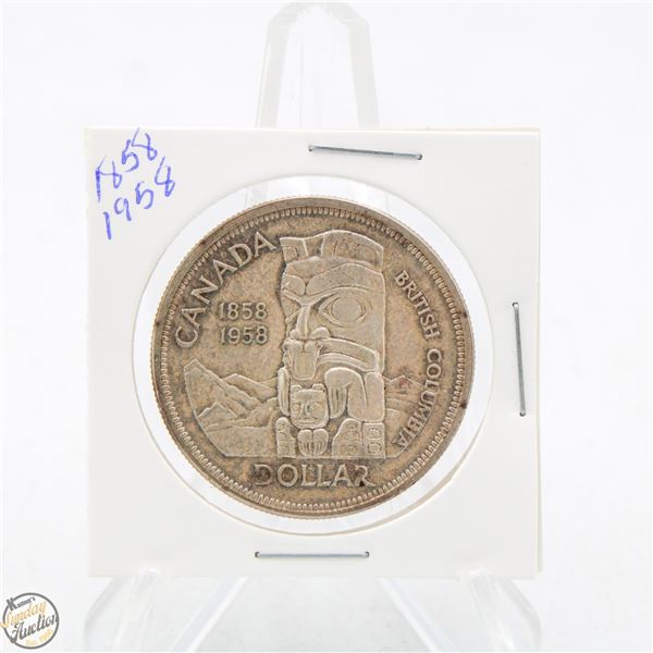 1858-1958 CANADIAN SILVER DOLLAR