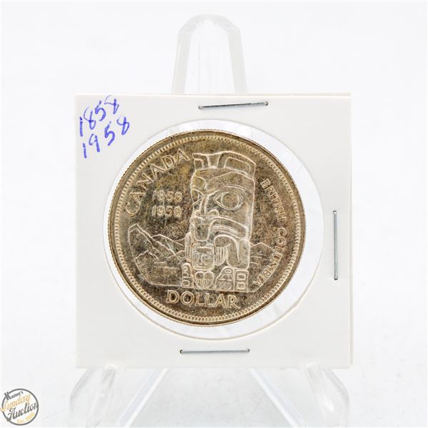 1858-1958 CANADIAN SILVER DOLLAR