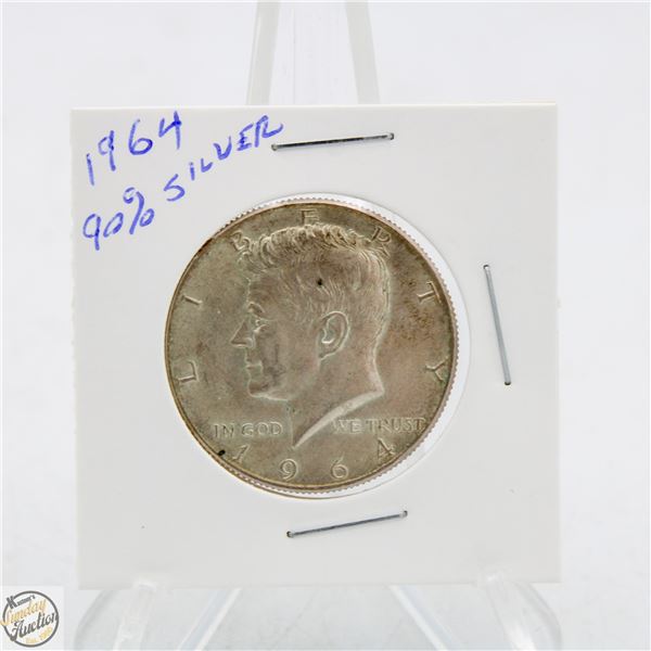 1964 US KENNEDY SILVER HALF DOLLAR