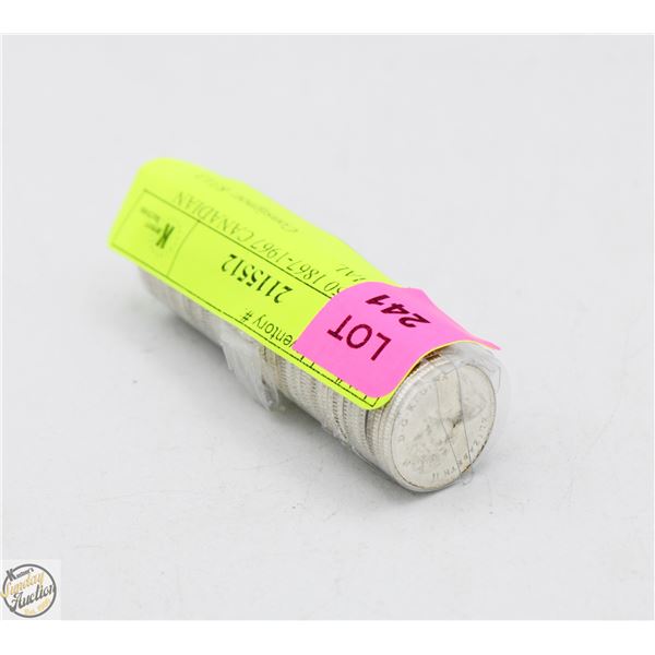 ROLL OF 50 1867-1967 CANADIAN CENTENNIAL