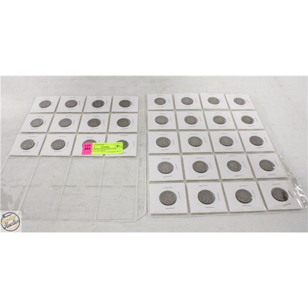 32 US INDIAN HEAD/BUFFALO NICKLES NO DATE