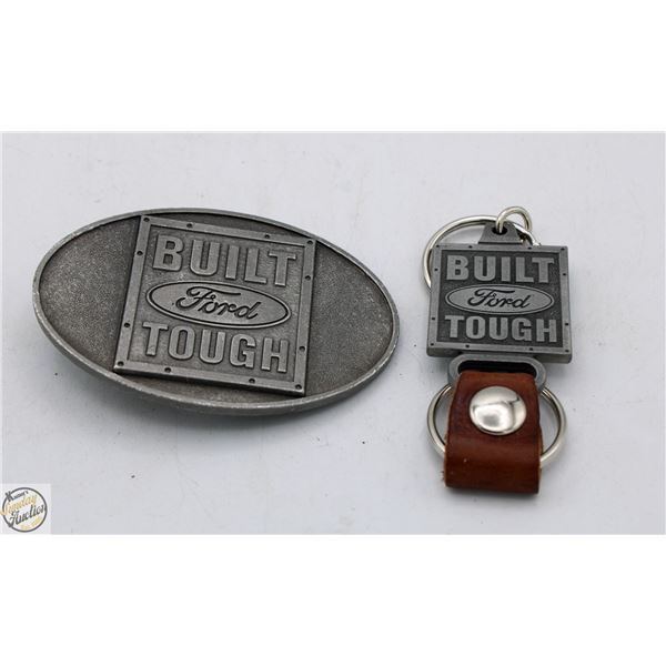 NEW OLD STOCK BUILT FORD TOUGH BELT BUCKLE &