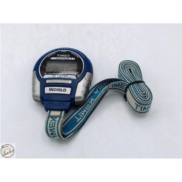 LARGE TIMEX TRIATHLON STOPWATCH, WORKS