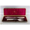 Image 1 : VINTAGE HALLMARKED STERLING FISH KNIFE SET WITH