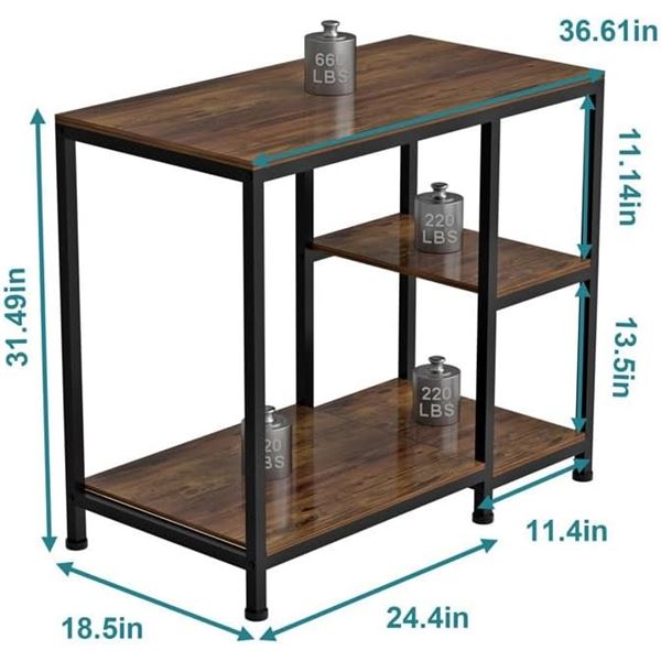 NED ASSEMBLED 40 GALLON FISH TANK STAND H-31.5"