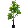 Image 1 : NEW ARTIFICIAL 5.5FT FIDDLE LEAF FIG TREE