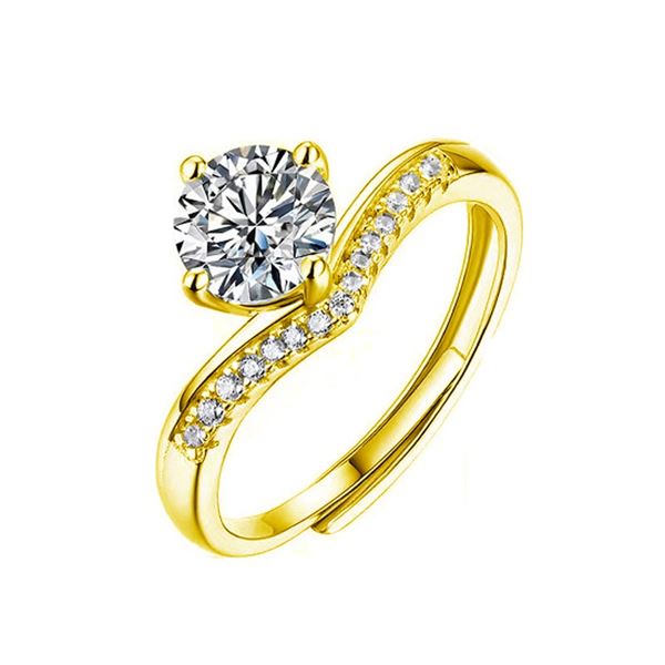 18KGP STAMPED 1CT GRA CERTIFIED ROUND BRILLIANT