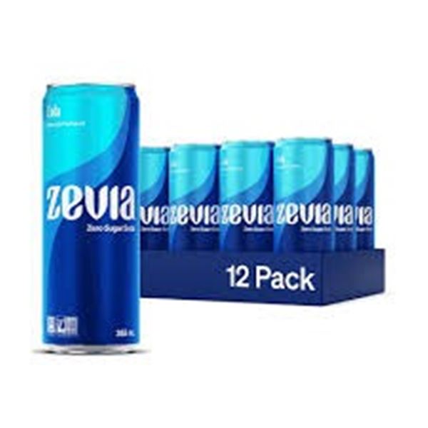 NEW 12 X 355ML ZEVIA COLA SODA