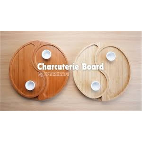 BRAND NEW ZMARKRAFT CHARCUTERIE BOARD BEIGE