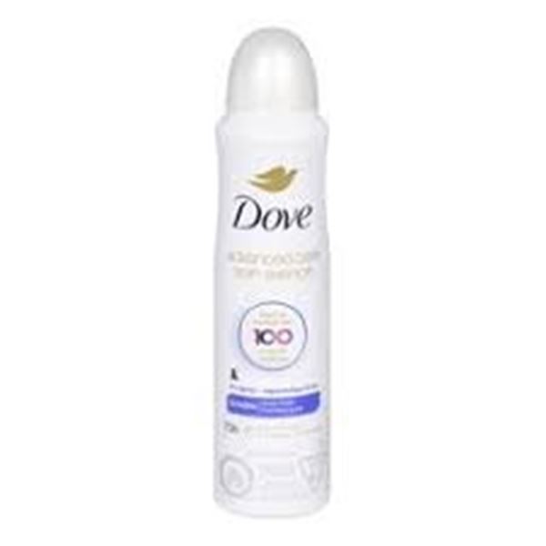 NEW 4 X 107G DOVE ADVANCED CARE DRY SPRAY