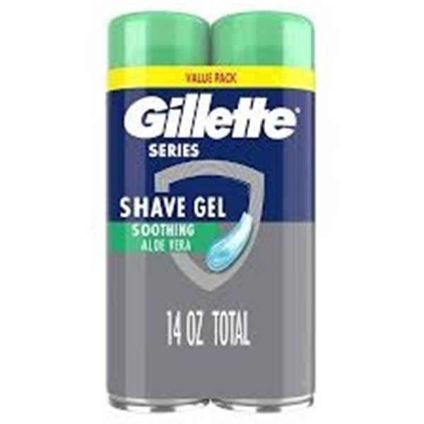 NEW 2 X 198G GILLETTE SERIES SHAVE GELS