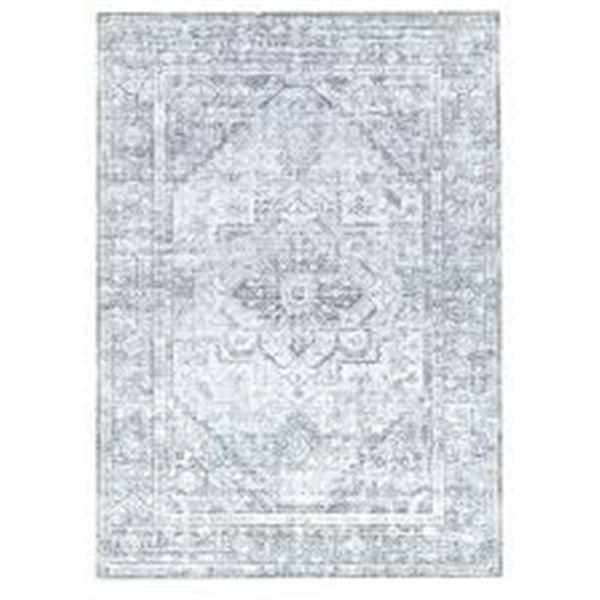 NEW BRICHOEE VINTAGE 6X9FT AREA RUG FLORAL GREY