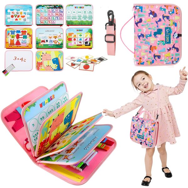 BRAND NEW TUNJILOOL 10-IN-1 MONTESSORI BUSY BOARD