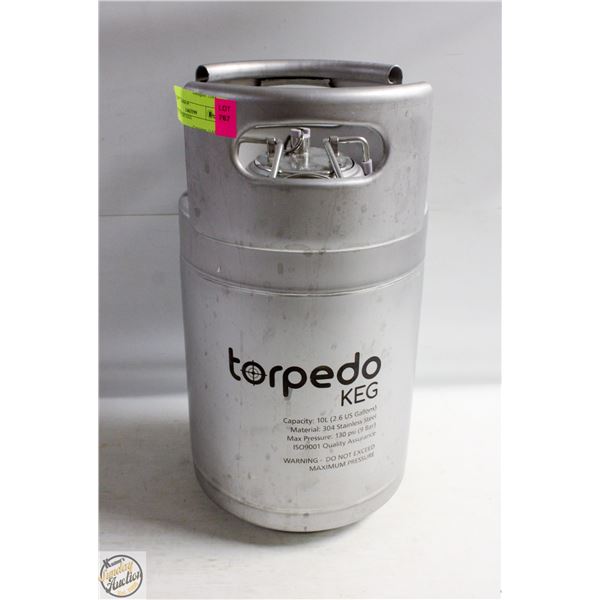 10L TORPEDO KEG