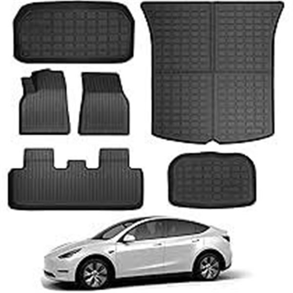NEW YYCKE FLOOR MATS FOR TESLA MODEL Y 5 SEAT 21-2