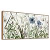 Image 1 : NEW NINEASO BOTANI FLOWERS WALL ART CANVAS 47X23"